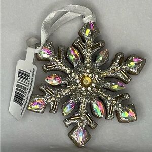 Hallmark Silver and Gold Snowflake Ornament